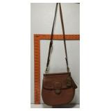 Gently used leather Coach purse