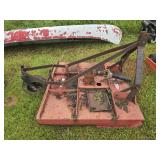 Vintage industrial tractor mower as is