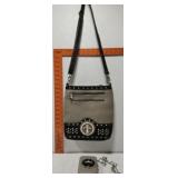Gently used BLING purse with wallet