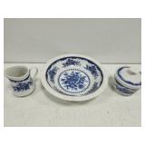 Lot of 3 Mikasa fine china Jardin Bleu 9376