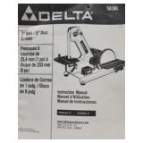 Delta 1 in Belt 8 in Disc Sander BRAND NEW