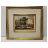 Duke of Devonshire print by Claude Lorrain