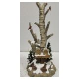Dept 56 Village Birch Tree Cluster w 2 mailboxes