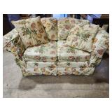 Highland House Floral love seat needs cleaning