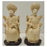 Resin Chinese Figurines *has a few flaws