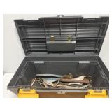 Tool box with tools