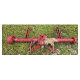 Red tractor equipment