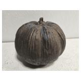 Heavy concrete pumpkin