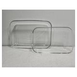 Pyrex set of 2 dishes