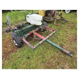 Older sprayer trailer as is
