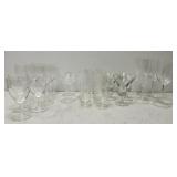 Large Lot of assorted cocktail glasses