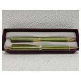 Concept II pen pencil green and yellow