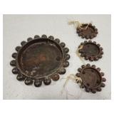 Jan Barboglio Cast iron candle holders
