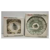 Antique Christmas decorative plates