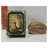 2 vintage Trinket boxes