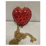 Retta Wolff little red heart purse