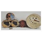 Lot of 4 Decorative Halloween & Christmas boxes
