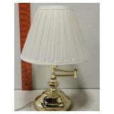 Small adjustable table lamp