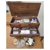 Jewelry box full of costume jewelry