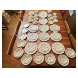 Approx 66 pc Theodore Haviland Delaware China