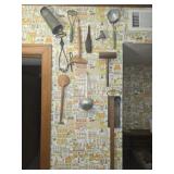 Estate lot of vintage kitchen utensils