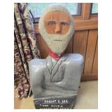Wood Carved Statue of Robert E Lee
