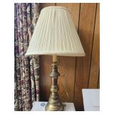 Gold Metal Base Decorative Lamp w Shade