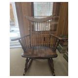 Wood Rocking Chair has been repaired
