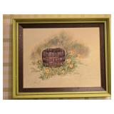 Framed Painting on board