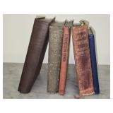 Lot of 5 Antique Books Woodrow Wilson Churchill