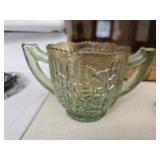 Multi color glass cup