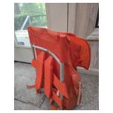 Orange travel bag