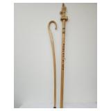 Lot of 2 Walking canes