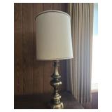 Heavy brass lamp