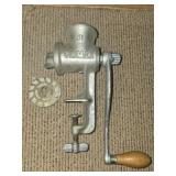 Climax aluminum meat grinder