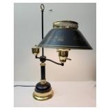 Vintage black and gold lamp WORKS