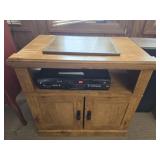 Small wood TV stand