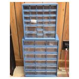 Lot of 2 Plastic Screws Nails Etc Organizers