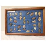 APX 20 native arrowhead artifacts with case 198