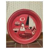 Vintage metal tray