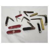 Lot of 11 knifes