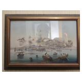 Vintage framed print
