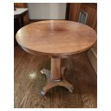 Vintage round wooden table
