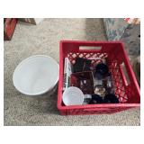 Crate of decor