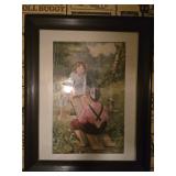 Framed print of children
