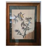 Yellow bird or American goldfinch print