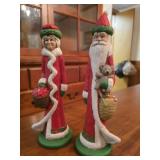 Pair of Christmas  candle holders