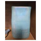 Gorgeous teal glass vase
