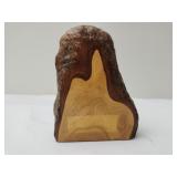 Plaque made from cypress knee Wood