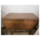 Gorgeous wood drop leaf table